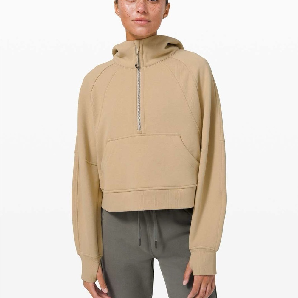 Lululemon Scuba Oversized 1/2 Zip Hoodie - Trench XS/S